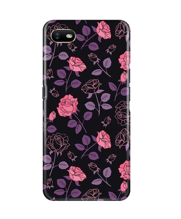 Rose Black Background Case for Oppo A1K