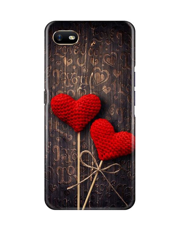 Red Hearts Case for Oppo A1K