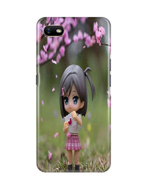 Cute Girl Mobile Back Case for Oppo A1K (Design - 92)