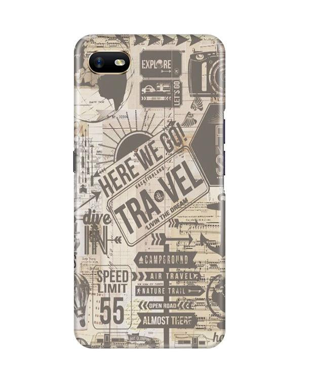 Travel Case for Oppo A1K  (Design - 104)