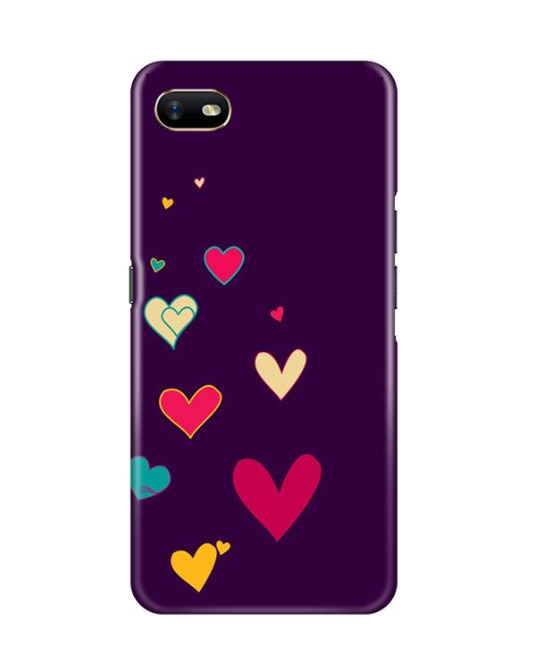 Purple Background Case for Oppo A1K  (Design - 107)