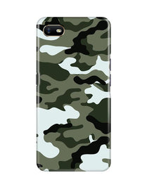Army Camouflage Mobile Back Case for Oppo A1K  (Design - 108)