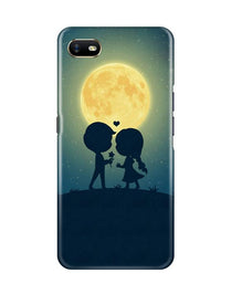 Love Couple Mobile Back Case for Oppo A1K  (Design - 109)