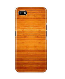 Wooden Look Mobile Back Case for Oppo A1K  (Design - 111)