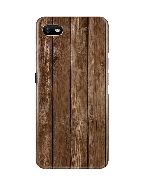 Wooden Look Case for Oppo A1K  (Design - 112)