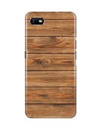 Wooden Look Mobile Back Case for Oppo A1K  (Design - 113)