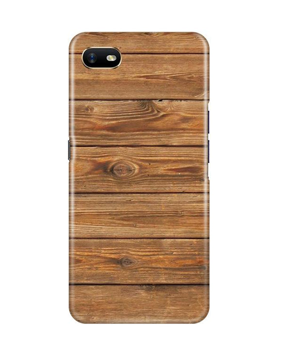 Wooden Look Case for Oppo A1K  (Design - 113)