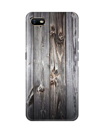 Wooden Look Mobile Back Case for Oppo A1K  (Design - 114)