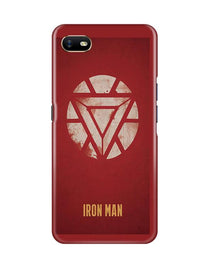 Iron Man Superhero Mobile Back Case for Oppo A1K  (Design - 115)