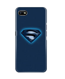 Superman Superhero Mobile Back Case for Oppo A1K  (Design - 117)