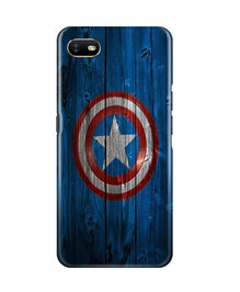 Captain America Superhero Mobile Back Case for Oppo A1K  (Design - 118)