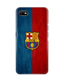 FCB Football Mobile Back Case for Oppo A1K  (Design - 123)