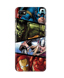 Avengers Superhero Mobile Back Case for Oppo A1K  (Design - 124)