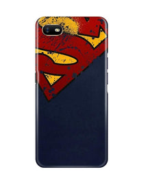 Superman Superhero Mobile Back Case for Oppo A1K  (Design - 125)