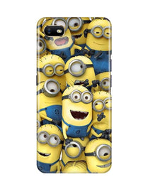Minions Mobile Back Case for Oppo A1K  (Design - 127)
