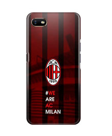 AC Milan Mobile Back Case for Oppo A1K  (Design - 155)