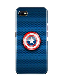 Ironman Captain America Mobile Back Case for Oppo A1K (Design - 254)