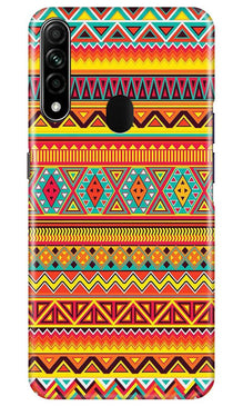 Zigzag line pattern Mobile Back Case for Oppo A31 (Design - 4)