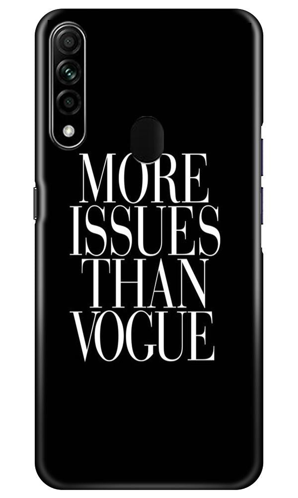 More Issues than Vague Case for Oppo A31