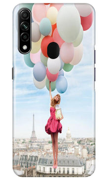 Girl with Baloon Mobile Back Case for Oppo A31 (Design - 84)