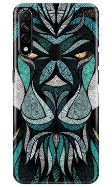 Lion Mobile Back Case for Oppo A31 (Design - 97)