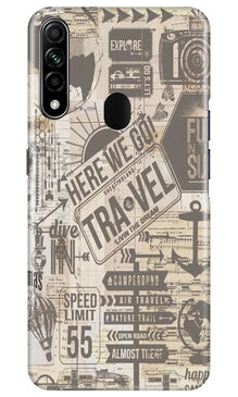 Travel Mobile Back Case for Oppo A31  (Design - 104)