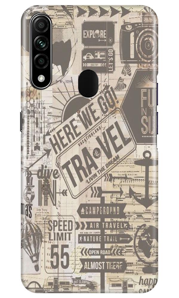 Travel Case for Oppo A31  (Design - 104)