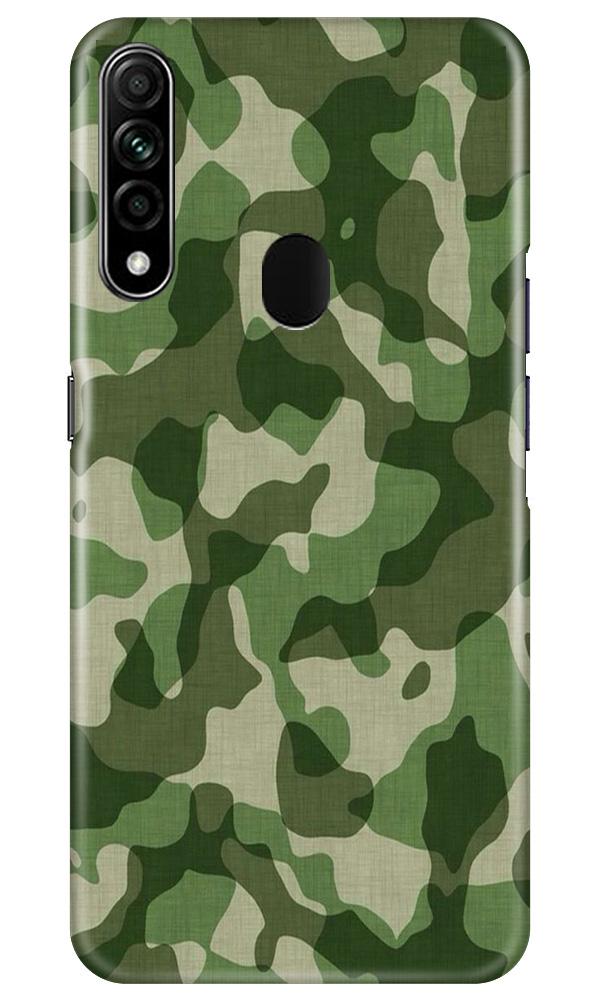 Army Camouflage Case for Oppo A31(Design - 106)