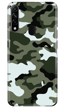 Army Camouflage Mobile Back Case for Oppo A31  (Design - 108)