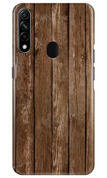 Wooden Look Mobile Back Case for Oppo A31  (Design - 112)