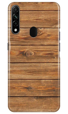 Wooden Look Mobile Back Case for Oppo A31  (Design - 113)