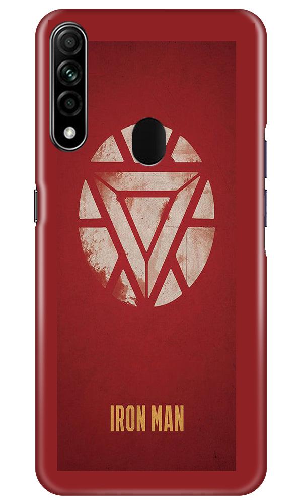 Iron Man Superhero Case for Oppo A31  (Design - 115)