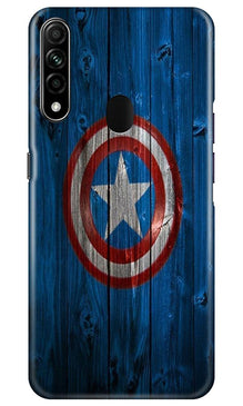 Captain America Superhero Mobile Back Case for Oppo A31  (Design - 118)