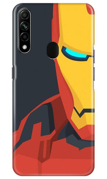 Iron Man Superhero Mobile Back Case for Oppo A31  (Design - 120)