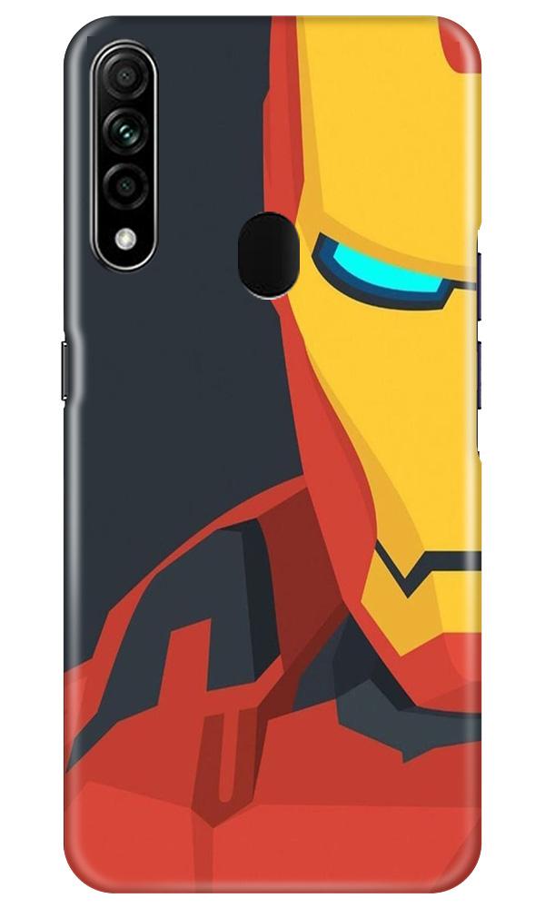 Iron Man Superhero Case for Oppo A31  (Design - 120)