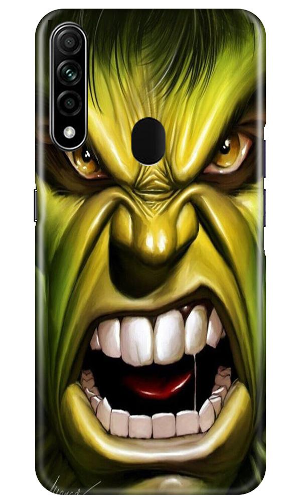 Hulk Superhero Case for Oppo A31  (Design - 121)