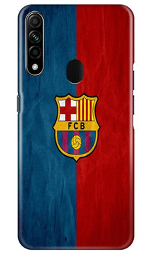 FCB Football Mobile Back Case for Oppo A31  (Design - 123)