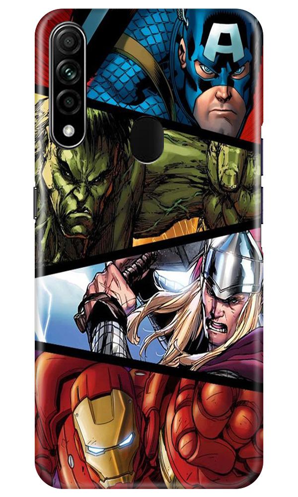 Avengers Superhero Case for Oppo A31  (Design - 124)