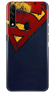 Superman Superhero Mobile Back Case for Oppo A31  (Design - 125)