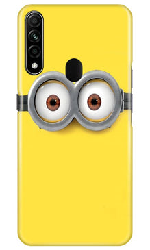 Minions Mobile Back Case for Oppo A31  (Design - 128)