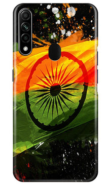 Indian Flag Mobile Back Case for Oppo A31  (Design - 137)