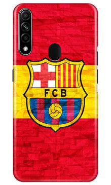 FCB Football Mobile Back Case for Oppo A31  (Design - 174)