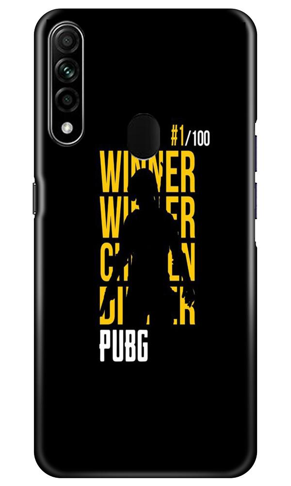 Pubg Winner Winner Case for Oppo A31  (Design - 177)