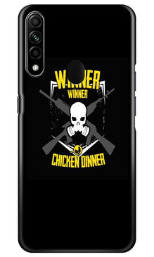 Winner Winner Chicken Dinner Mobile Back Case for Oppo A31  (Design - 178)