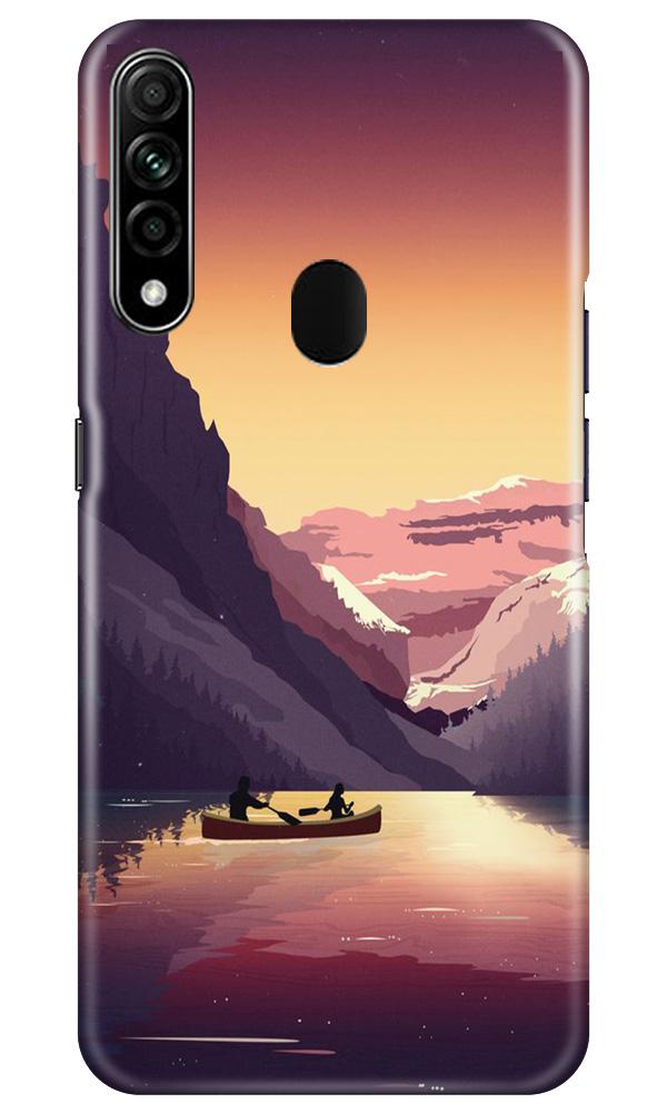 Mountains Boat Case for Oppo A31 (Design - 181)