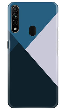 Blue Shades Mobile Back Case for Oppo A31 (Design - 188)