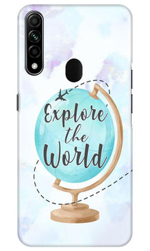 Explore the World Mobile Back Case for Oppo A31 (Design - 207)