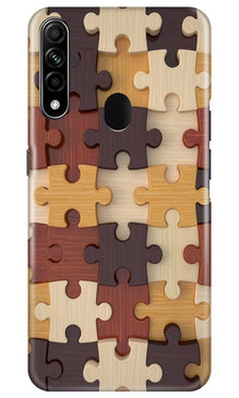 Puzzle Pattern Mobile Back Case for Oppo A31 (Design - 217)