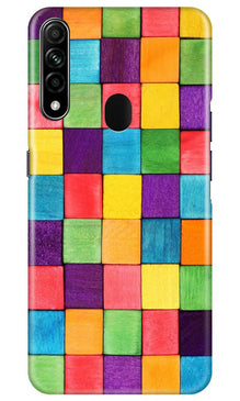 Colorful Square Mobile Back Case for Oppo A31 (Design - 218)
