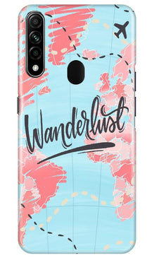 Wonderlust Travel Mobile Back Case for Oppo A31 (Design - 223)